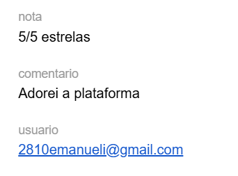 Avaliação